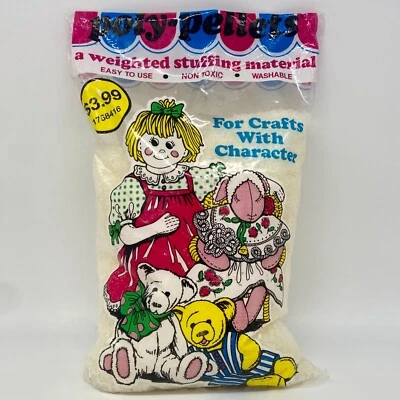 Pellets de polietileno material de relleno ponderado muñeca manualidades Cornhole 2 lb SELLADO Foto 1 de 2