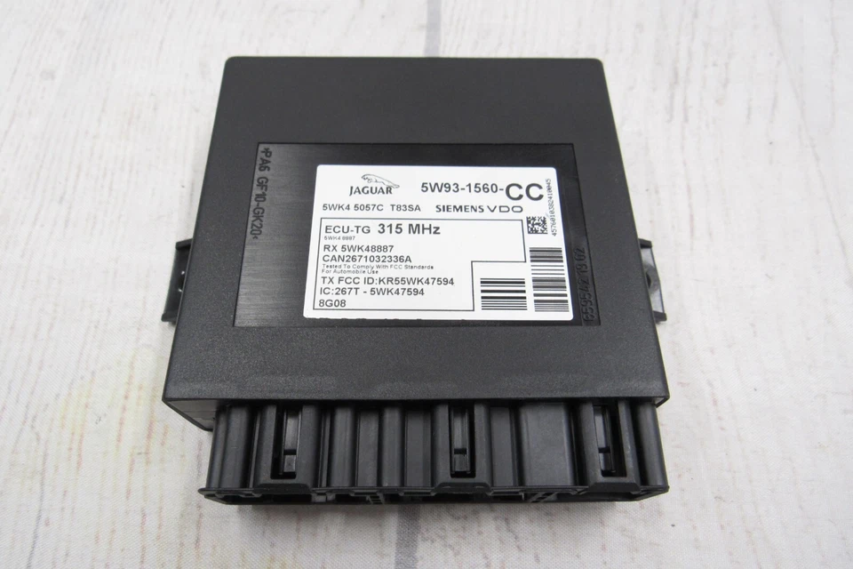 08-09 Unidad de módulo de monitor de presión de neumáticos Jaguar XJ8 XJR VDP X358 TPMS OEM C2C378 Foto 1 de 3