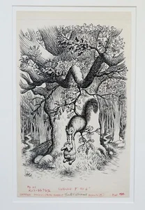 GARTH WILLIAMS ~ IMPRESIONANTE DIBUJO ORIGINAL PUBLICADO ~ "EL CONEJO DE PAN DE JENGIBRE" - Imagen 1 de 10