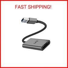 SD Card Reader, uni USB 3.0 to SD/Micro SD Card Adapter, Aluminum High Speed USB