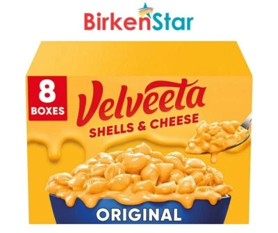 Velveeta скорлупы и сыр оригинальный Mac и сыр еда (12 унций, 8 шт.) - Изображение 1 из 4
