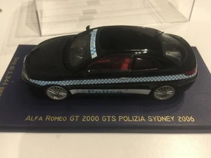 Alfa Romeo GT 2000 GTS Polizia Sydney 2006 Nero - M4 1:43 - Picture 1 of 3