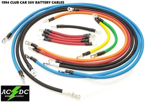 # 2 Awg HD Golf Cart Battery Cable 14 Pc Kit 94 CLUB CAR 36 VOLT - Picture 1 of 1