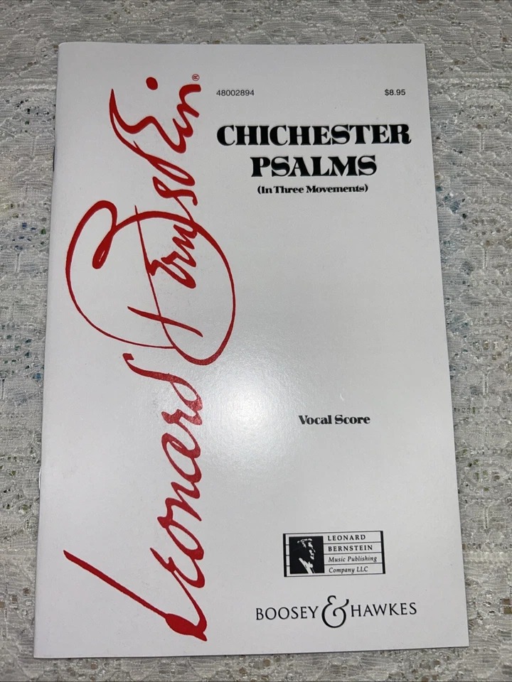 Música coral vocal hebrea "Salmos de Chester" Leonard Bernstein Foto 1 de 1