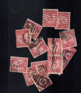 S-1123**U.S. LOT OF 10 Scott #689** 2c Von Stueben-Off paper**Used - Picture 1 of 2