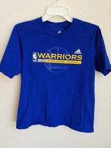 Golden State Warriors Youth Size XL(18)Official NBA Adidas T-Shirt New W/O tags - Picture 1 of 3