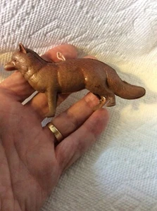 ANTIGUO ADORNO DE ÁRBOL DE NAVIDAD ZORRO ALEMÁN DRESDEN - Imagen 1 de 12