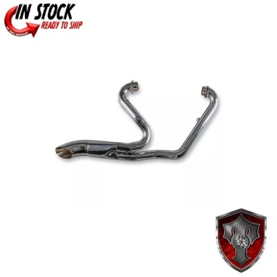 Trask Performance Hot Rod 2:1 Exhaust - Chrome - Victory 1810-2274 - Image 1 of 3