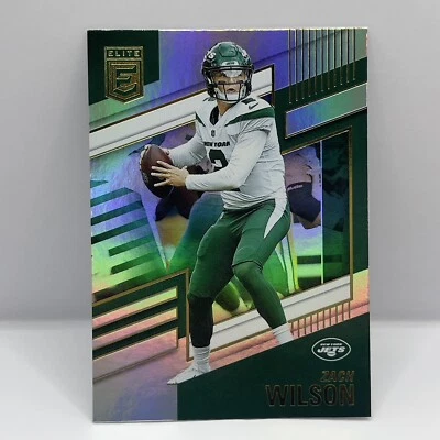 2022 Panini Donruss Elite Football Zach Wilson Base #5 New York Jets - Image 1 of 2