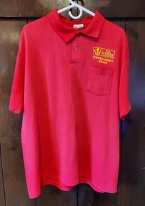 VINTAGE 80's 90's U.S. US Chess Federation Tournament Staff Polo Shirt USA MADE - Picture 1 of 4