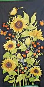 WILMINGTON #833240975"SUNFLOWER SPLENDOR" THE PANEL  23"X44" - Picture 1 of 1