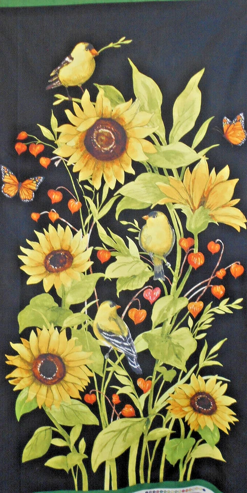 WILMINGTON #833240975"SUNFLOWER SPLENDOR" THE PANEL  23"X44" - Image 1 of 1