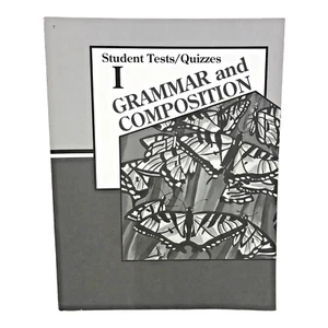 A Beka Grammar and Composition I Student Tests Quizzes Paperback - Picture 1 of 8