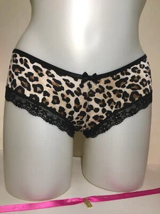 Victorias Secret RARE CHEEKY SEXY Cut Out Panty Pantie Leopard Cheetah Lace NWT - Picture 1 of 5