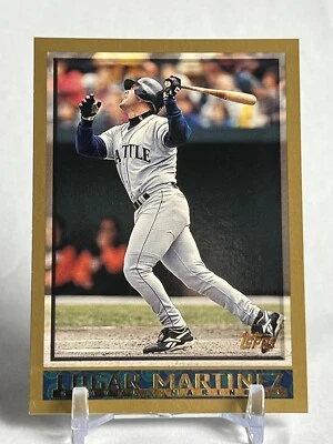 EDGAR MARTINEZ 1998 Topps Baseball # 297 Seattle Mariners HOF NM - MT - Image 1 of 2