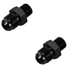 2Pcs Fuel Line Fitting 6An To M12x1.5 Fuel Line Adapter Bulkhead Fitting