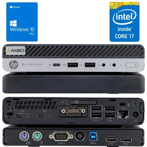 HP EliteDesk 800 G3 mini i7-6700T (+ Modul) 8/16/32GB - 240/480/960GB SSD Win 10 - Bild 1 von 22