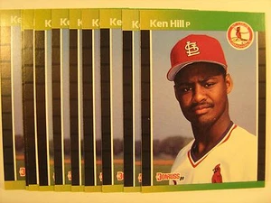 (10 card Pack) 1988 LEAF Donruss #536 KEN HILL Cardinals [b6] - Picture 1 of 2