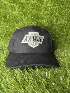 Vintage Logo 7 Los Angeles Kings NHL All Black Snapback Hat Cap 90sde - Bild 1 von 10