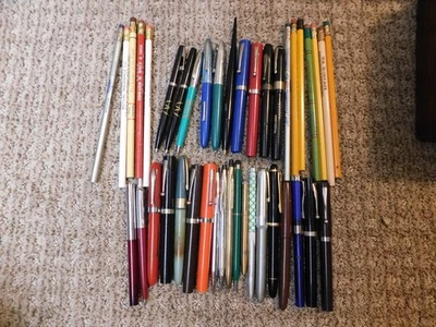 Lote de 7 lápices estilográficos y publicitarios Sheaffer - Piezas o reparación Foto 1 de 4