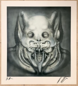 DAEMON Print by H.R. Giger.  Signed edition of EA/300 on archival paper. NEW - Picture 1 of 2