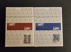 2-Deck Set WPT Official Professional Texas Hold'em Poker Plastic Playing Cards - Picture 1 of 4