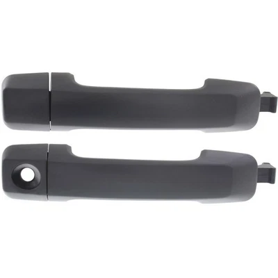 Juego de 2 manijas de puerta exteriores para Toyota Tundra 2007-2016 de plástico negro Foto 1 de 4