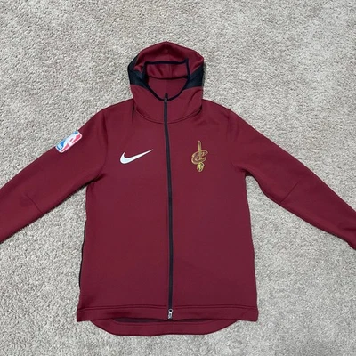 Куртка мужская Cleveland Cavaliers большая красная толстовка с капюшоном Nike Therma Flex на молнии NBA - Изображение 1 из 4