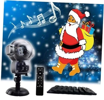 LED Snowfall Halloween Waterproof with Remote Control Timer and Music Player  - Image 1 of 4