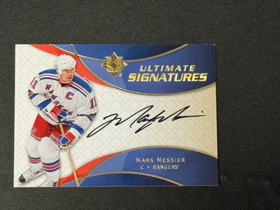2008-09 ULTIMATE COLLECTION MARK MESSIER ULTIMATE SIGNATURES AUTOGRAPH CARD - Image 1 of 4