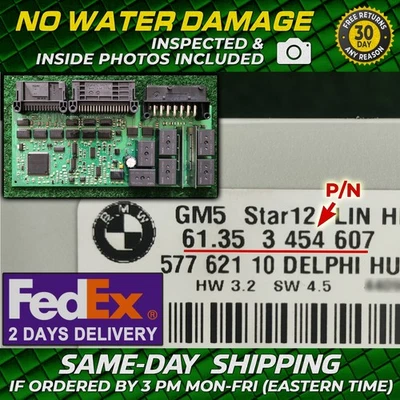 Unidad de módulo de control de carrocería BCM BCU 2010-2009 BMW X3 SUV E83 61 35 3 454 607 OEM Foto 1 de 4