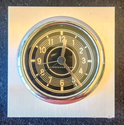 Rare! Mercedes-Benz Classic Desk Clock Battery-Operated Alarm Tested Works VGC  - Image 1 of 4