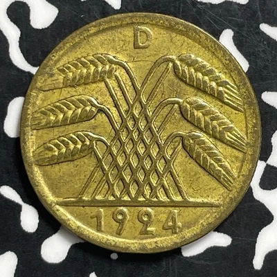 Lote de 50 peniques Alemania 1924-D #C0689 ¡Bonito! Foto 1 de 2