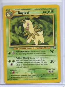 Pokemon Neo Genesis Bayleef (28) #028/111 Uncommon Vintage - Picture 1 of 2