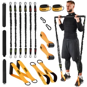 Tube Resistance Bands for Working Out Men and Women - Exercise Bands Resistan... - Picture 1 of 7