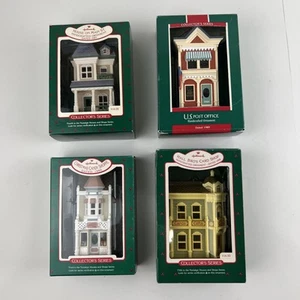 Vintage Lot 4 Punzen Andenken Ornamente Süßigkeiten Shop Kartenladen Post Haus - Bild 1 von 13