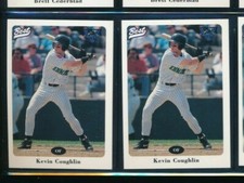 Lot (2) 1996 Best #24 Kevin Coughlin Trenton Thunder Baseball (TT76) SWSW