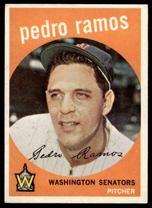 1959 Topps Pedro Ramos Washington Senators #78