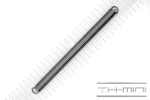 Zug-Feder 2,5mm Haken Öse 15x213mm 27,5kg Spiral Edel-stahl rostfrei Metall - Picture 1 of 1