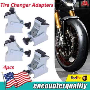 4PCS Motorcycle Tire Changer Machine ATV Wheel Rim Tire Adapter A TYPE Machine - Picture 1 of 11
