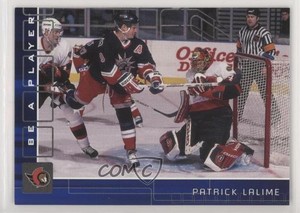 2001-02 ITG Be A Player Memorabilia Sapphire /100 Patrick Lalime #27