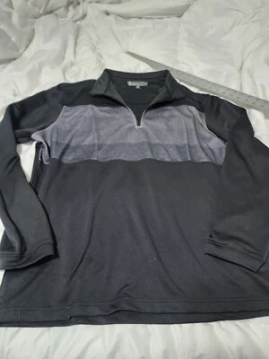 Sudadera Pebble Beach Para Hombres XL Gris Pullover 1/4 Cremallera Cremallera Falta Ver Fotos  Foto 1 de 4