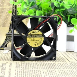 Brand ADDA AD0812MB-A70GL DC12V 0.15A 2 Pin 80x80x25mm Silent Case Cooling Fan - Photo 1/2