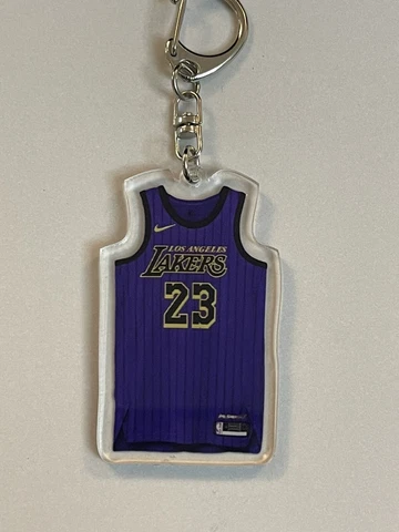 LeBron James Los Angeles Lakers Jersey Acrylic Keychain NBA Basketball Cover