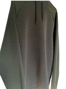 Russell Hoodie Mens Grey Lightweight Long Sleeve Rib Pullover Sweatshirt SX 2XL - Picture 1 of 5