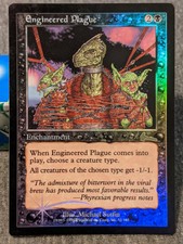 Engineered Plague - Foil Urza's Legacy NM
