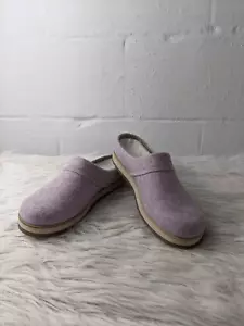 Merrell Women’s Juno Wool Clogs Shoes Slippers Lined Light Purple Lilac Sz 8.5M - Picture 1 of 8
