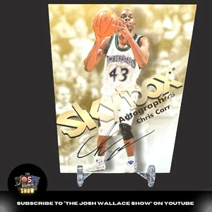 1998 Skybox “Autographics” Chris Carr AUTO Autograph - Picture 1 of 3