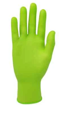 Guante 7mil resistente VERDE sin polvo de nitrilo sin látex XLARGE 1000ct Foto 1 de 4