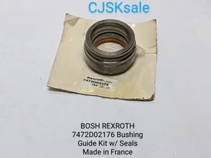 BOSCH REXROTH 7472D02176 Bushing Guide Kit w/ Seals Made in France (NEW). - Picture 1 of 8